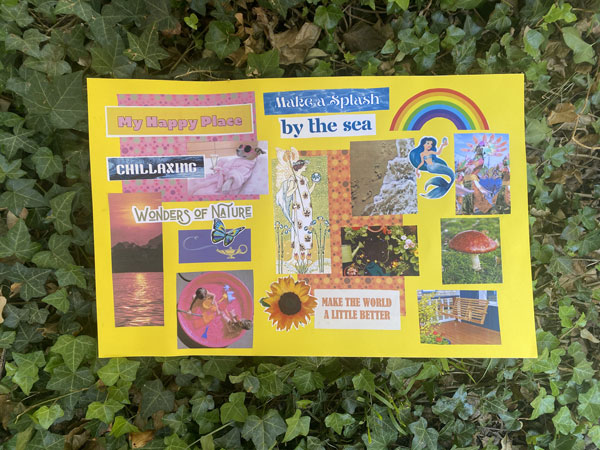 summer manifesting vision board